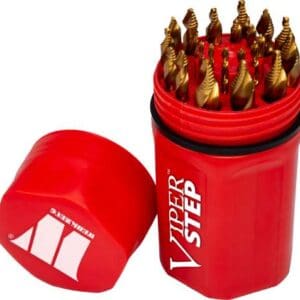 WELZH® Viper-Step Drill Bit; 25-Piece Set