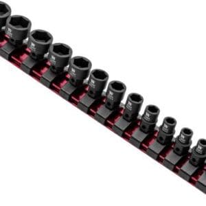 WELZH® Impact Sockets, 13-Piece Extra Stubby Hex Shanked 1/4''dr 4-15mm