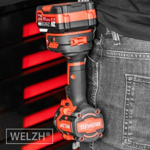 WELZH® E-Beast™ Cordless Brushless Impact Wrench 1/2"dr; 1350NM - Image 4